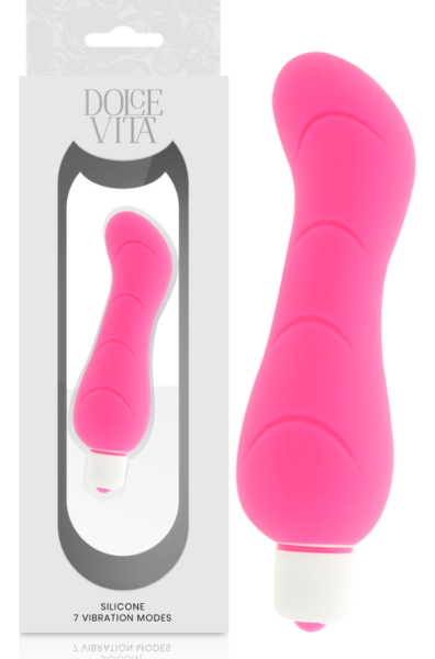 Vibrator Dolce Vita din silicon cu husa detașabilă