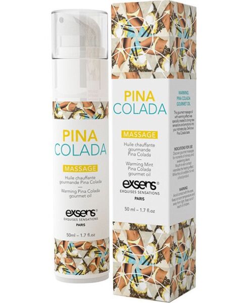 Ulei de masaj Exsens Warming Gourmet, în monodoză de 3 ml și în flacon de 50 ml