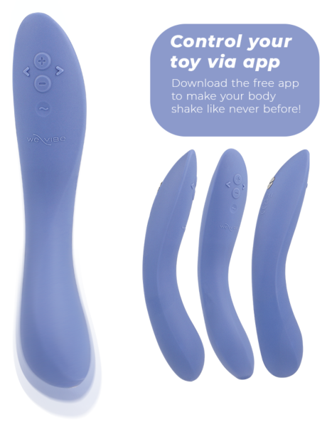 Vibrator We-Vibe Rave 2 albastru pentru punctul G și clitoris