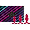 Feelztoys - set bibi twin de 3 plugs anale - roz