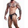 Chiloți sexy C4M Dungeon Black Leatherette - Design modern și încrezător