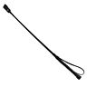 Whip Bound Noir Nubuck Leather Riding Crop