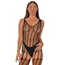 Bodystocking Lace by LJ cu spate împletit