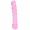 Dildo Spectrum Ribbed sticlă pentru utilizare anală și vaginală