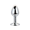 Butt Plug Toosh Metal Small cu piatră clară Plata