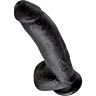 Dildo King Cock 22.9 cm cu bile pentru experiență realistă