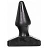 Plug anal ALL BLACK 16 cm cu formă conică