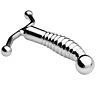 Plug Anal Metal Hard Masajeador Prostatic Ergonomic