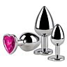 Pluguri Anal S Pleasures Metal LIA cu Design Delicat