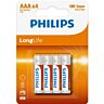 Baterii AAA Philips 4 Pack de calitate superioară