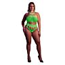 Costum de corp Shots Toys Cut Out Thong Plus Size
