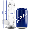 Dildo X Ray Crystal Clear 15.5 cm