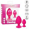 Plug anal CaLexotics Cheeky Plugs cu textură individuală
