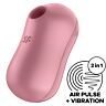 Aspirator Satisfyer Cotton Candy cu vibrație și unde de presiune