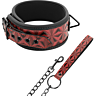 Collar BDSM BEGME RED EDITION cu piele vegană