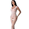 Body Stocking PASSION BS098 | Design elastic în plasă