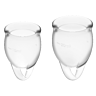 Cupă Menstruală SATISFYER Feel Confident 15 și 20 ml