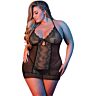 Costum sexy Loviux CHEMISE & G-SET cu dantelă