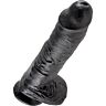 Dildo KING COCK 25.4 CM cu detalii realiste