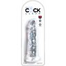 Dildo King Cock Clear 19.7 cm cu ventuză