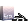 Inel ARMONY Rings Silicone Black pentru stimulare suplimentară