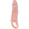 Mască Extensibilă pentru Penis BAILE 13.5 cm cu Curea pentru Testicule