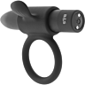Inel vibrator BLACK&SILVER Cameron Black reîncărcabil