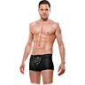 Boxer ajustat Pipedream Beefy Brief S/M cu vinil și tăciune