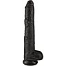 Dildo KING COCK 30.5 cm | Detalii realiste
