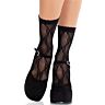 Lace Anklets Leg Avenue Black Lace Bow - Vintage Charm