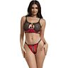 Set lenjerie SUBBLIME cu fermoar frontal