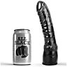 Dildo All Black 20 cm cu design ergonomic
