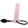 Dildo Inflabil Baile 15 cm cu Ventosa