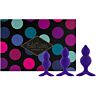 Feelztoys - set bibi twin de 3 pluguri anale - mov