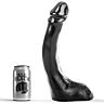Dildo ALL BLACK 29 cm cu formă realistă