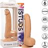 Dildo CALEXOTICS Silicone Studs 15.24 cm cu suctiune