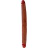 Dildo Dublu Dong Get Real 40 cm cu prepuciu mobil