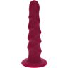 Dildo Get Real Ribbed Dong 12 cm cu bază de ventuză
