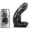 Dildo realista All Black 15 cm cu testicule