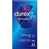 Prezervative Durex Natural Plus 12 unități cu formă easy on