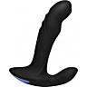 17x p-trigasm - stimulator de prostată din silicon 3 în 1 - negru