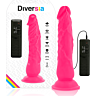 Dildo Diversia 21 cm cu vibrație și control remote