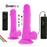 Dildo Realistic Diversia 20.5 cm cu Vibrație