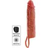 Get Real Mască Vibrantă din Silicon pentru Penis Hidratat 20 cm