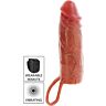 Mască Vibrantă pentru Penis Get Real Piele Hidratată 16 cm