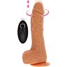 Dildo vibratoare GET REAL Natural cu ventoză si rotire