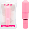 Vibrator GLOSSY Pocket rezistent la apă pentru stimulare discreta