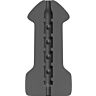 Masturbator ALL BLACK Hook-Up cu design confortabil și realist