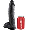 Dildo KING COCK 25.4 CM cu detalii realiste