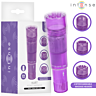 Vibrator INTENSE FUN TOYS KURT Mini mov cu 4 capete interschimbabile